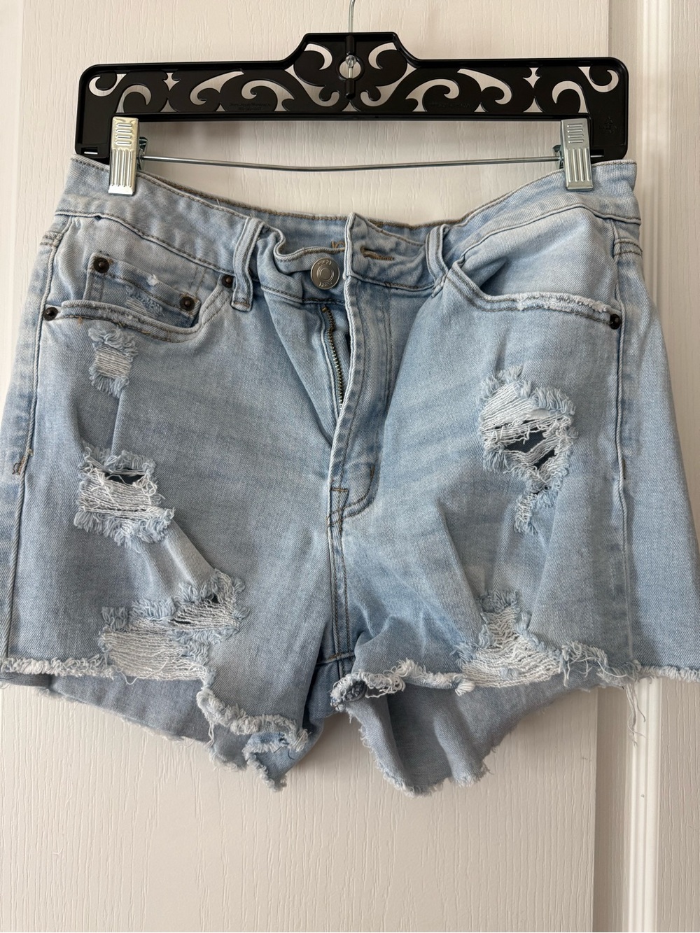 Rue21 High-Rise Distressed Denim Shorts